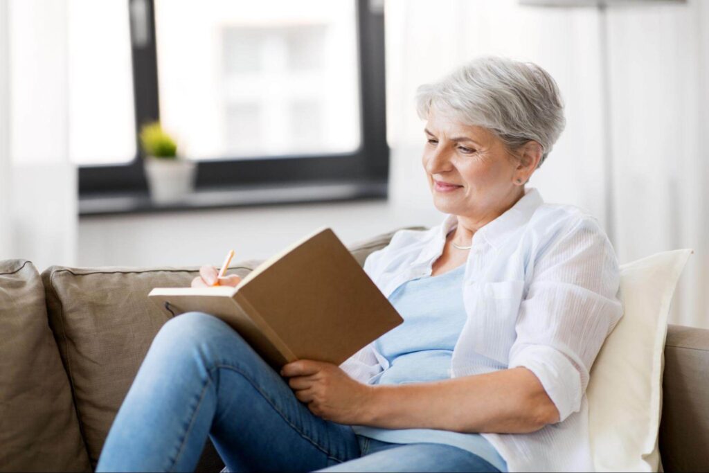 woman thinking how to improve mental clarity