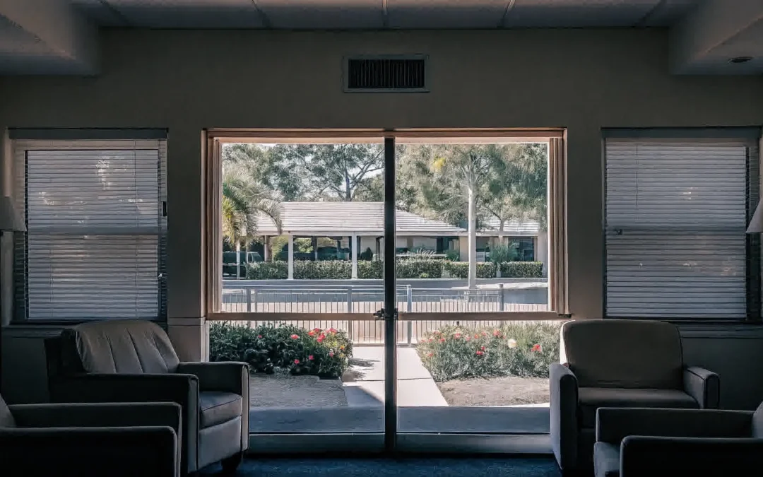 Calm and welcoming outpatient counseling center in Sarasota Florida with warm natural light